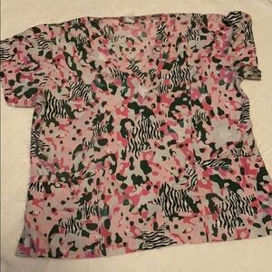 Nursing scrub top
